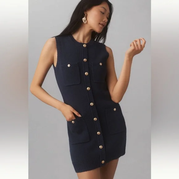 Reformation | Dresses | Reformation Catalina Button Front Knit Organic Cotton Minidress Navy Size Small | Poshmark Reformation | Dresses | Reformation Catalina Button Front Knit Organic Cotton Minidress Navy Size Small | Poshmark